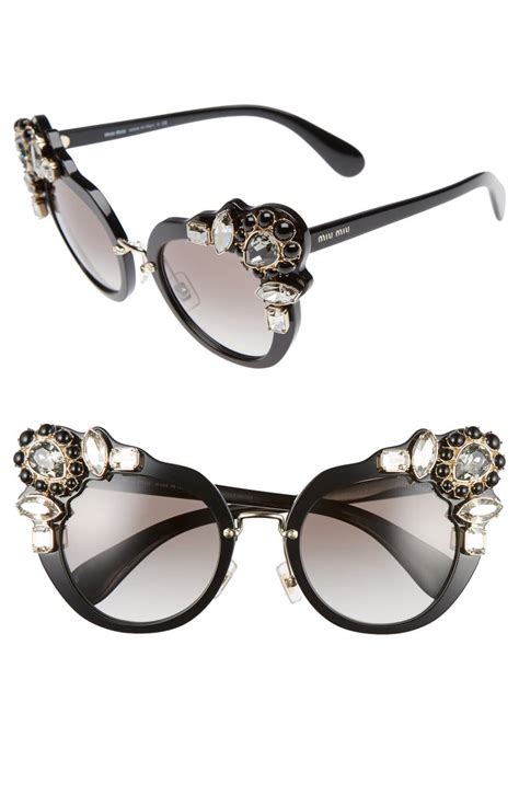 miu miu navy sunglasses|Miu Miu sunglasses cat eye.